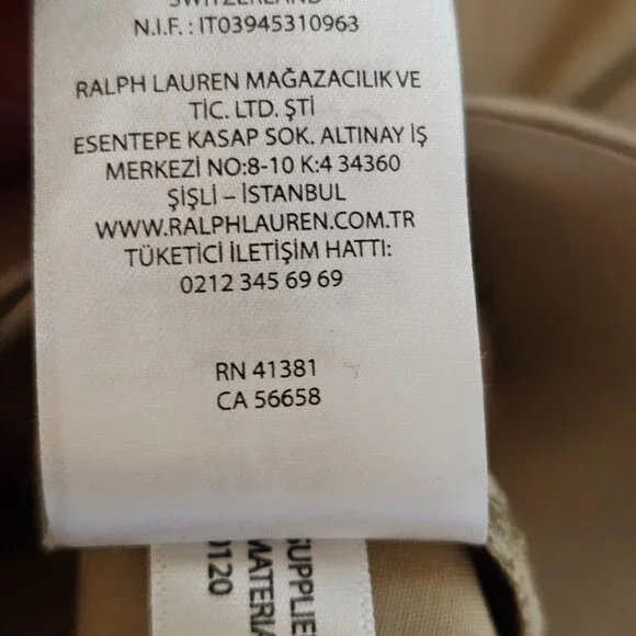 NWT Lauren Ralph Lauren Dress Pants Womens 14 Tan Wide Leg Slacks Office Work - Picture 8 of 14